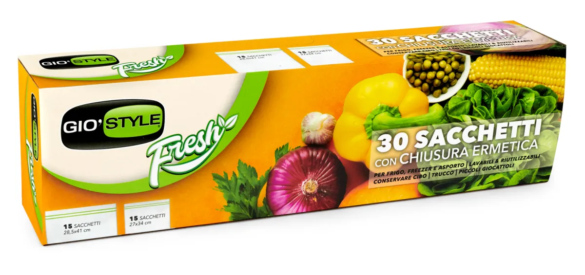 Kese za odlaganje hrane Fresh 28.5x41/27x34cm 30/1 Giostyle
