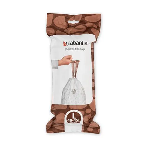 Kese za smeće PerfectFit L 40-45l 20/1 bele Brabantia