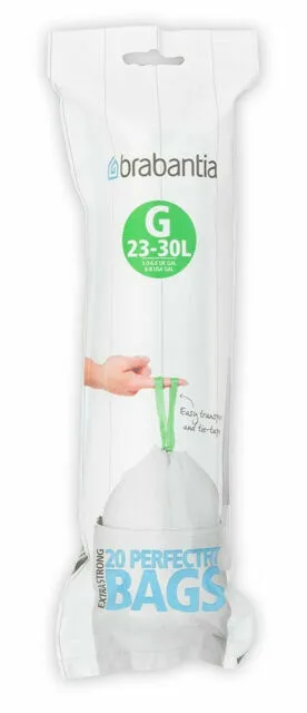 Kese za smeće PerfectFit LG 23-30l 20/1 bele Brabantia