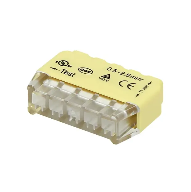 Klema 5-delna za fleksibilni provodnik 0.5-2.5mm2 IEC 10/1 Orno