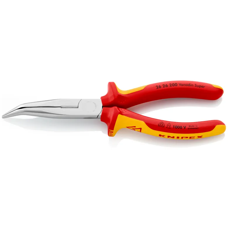 Klešta špicasta 200mm VDE 1000V savijena Knipex
