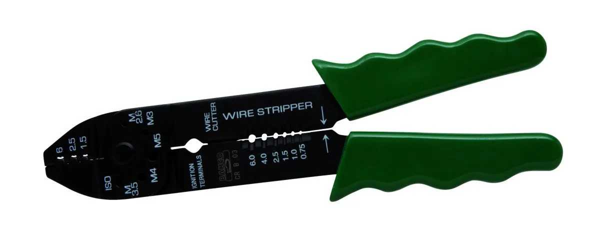 Klešta za kablovske stopice M2.6-5.0 220mm zelena
