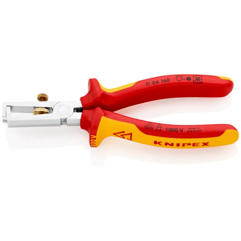 Klešta za skidanje izolacije 160mm VDE 1000V htomirana Knipex