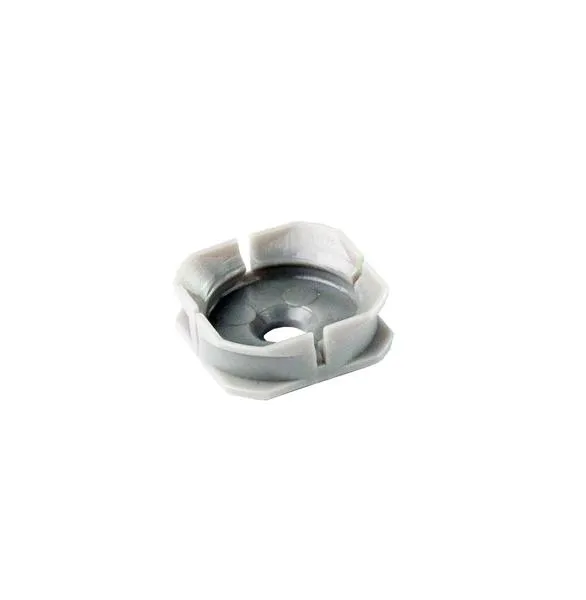 Klik dugme za poveziv. ploča - ženski deo fi 20.5x20.5mm sivo Siso