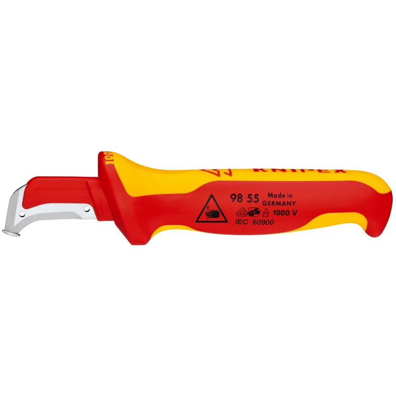 Kljunasti nož za skidanje izolacije VDE 180mm Knipex