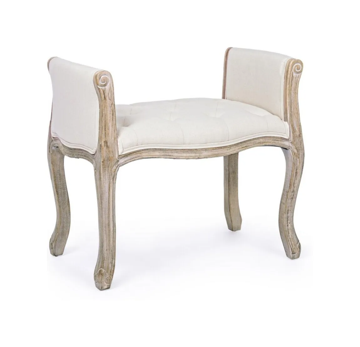 Klupa Diva 71x48x60x45cm bela Bizzotto