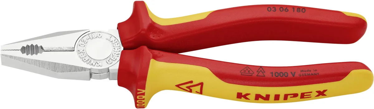 Kombinirke 180mm VDE 1000V Knipex
