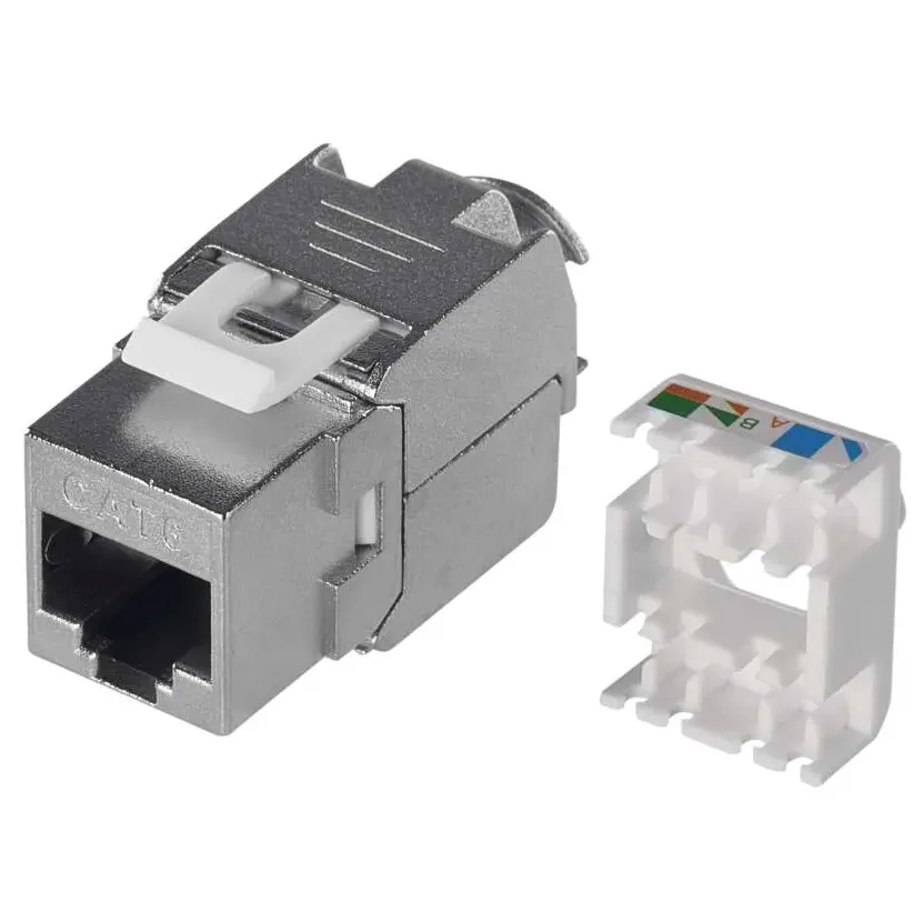 Konektor za Keyston nosač  RJ45 FTP CAT6 Emos