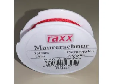 Konop 1.0mm x 20m crveni Raxx