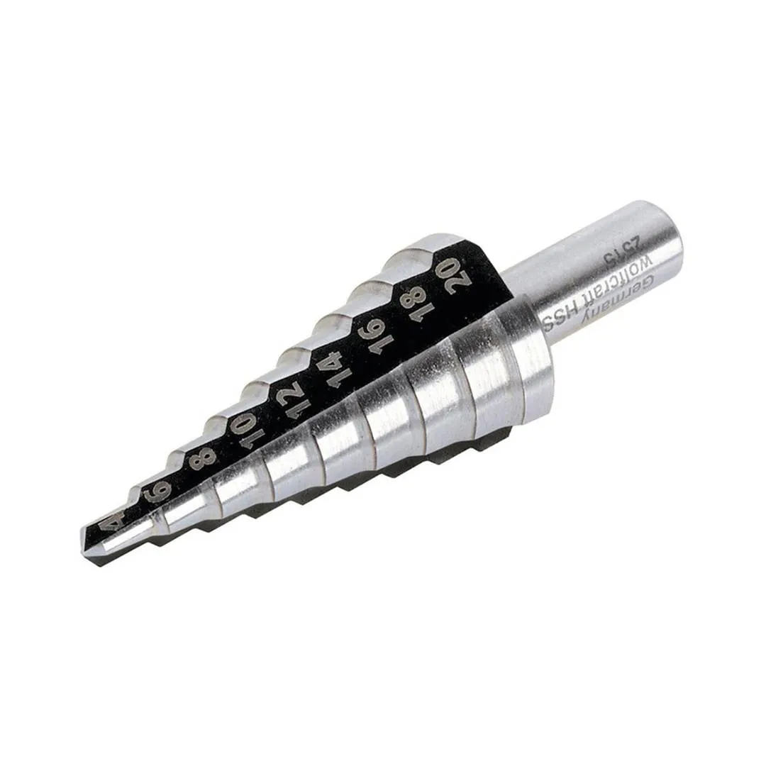 Konusna stepenasta burgija 4-20mm HSS Wolfcraft