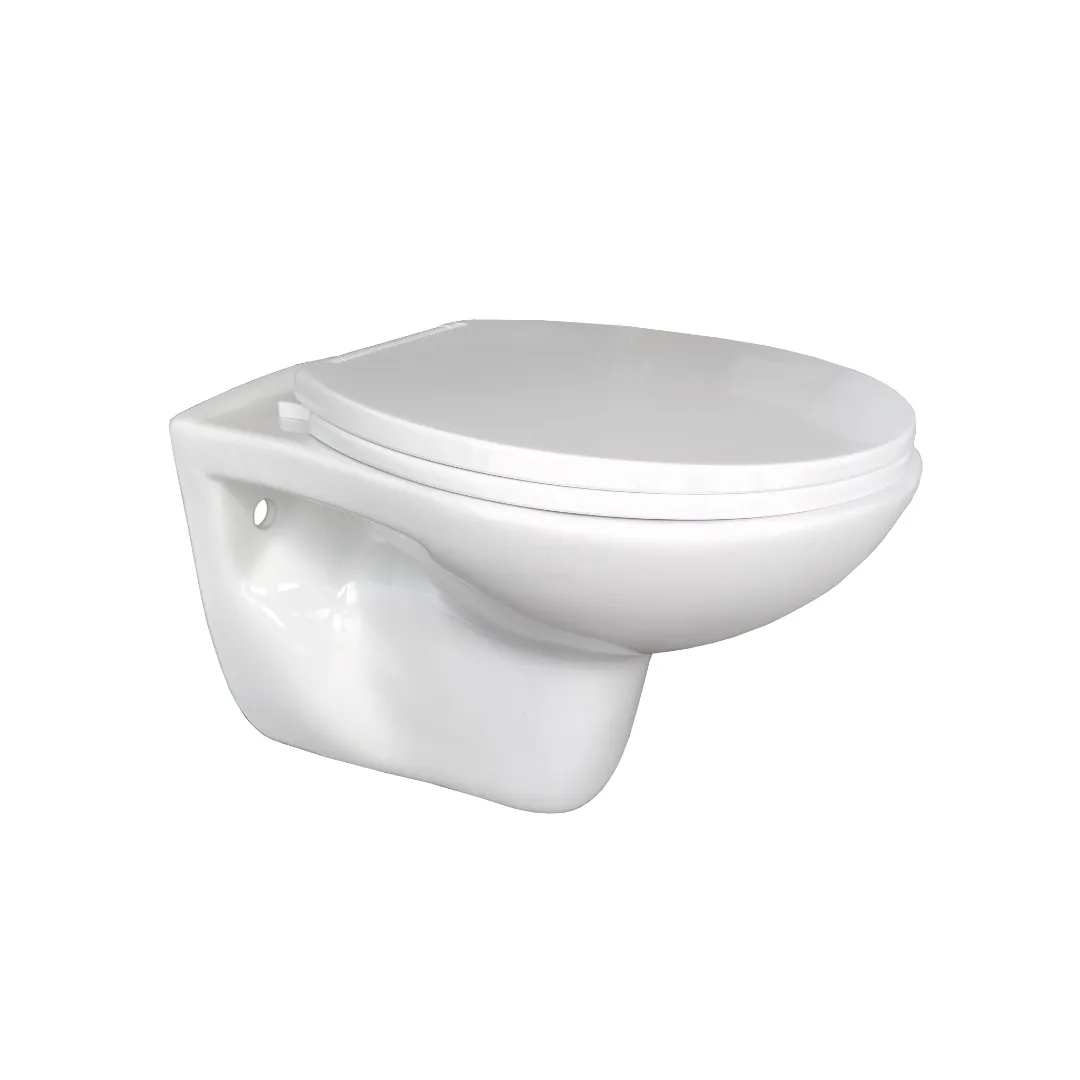 Konzolna WC šolja Sandy New Rimless sa sporospuš. daskom bela Inter Ceramic