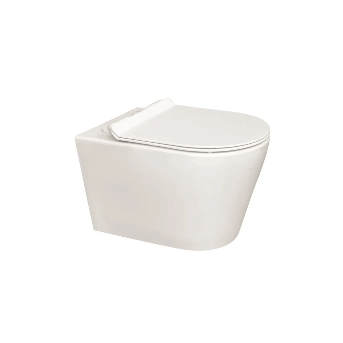 Konzolna WC šolja Tornado Rimless sa sporospuš. daskom bela Inter Ceramic