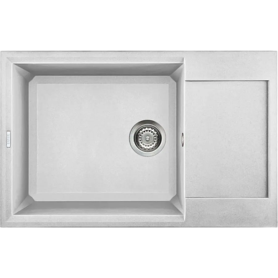 Korito za sudoperu granitno EASY 310 78x50cm 1VG belo Titano 68 Elleci