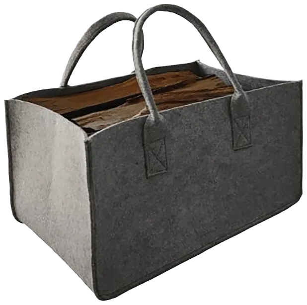 Korpa za drva  50x34x27cm siva Lienbacher