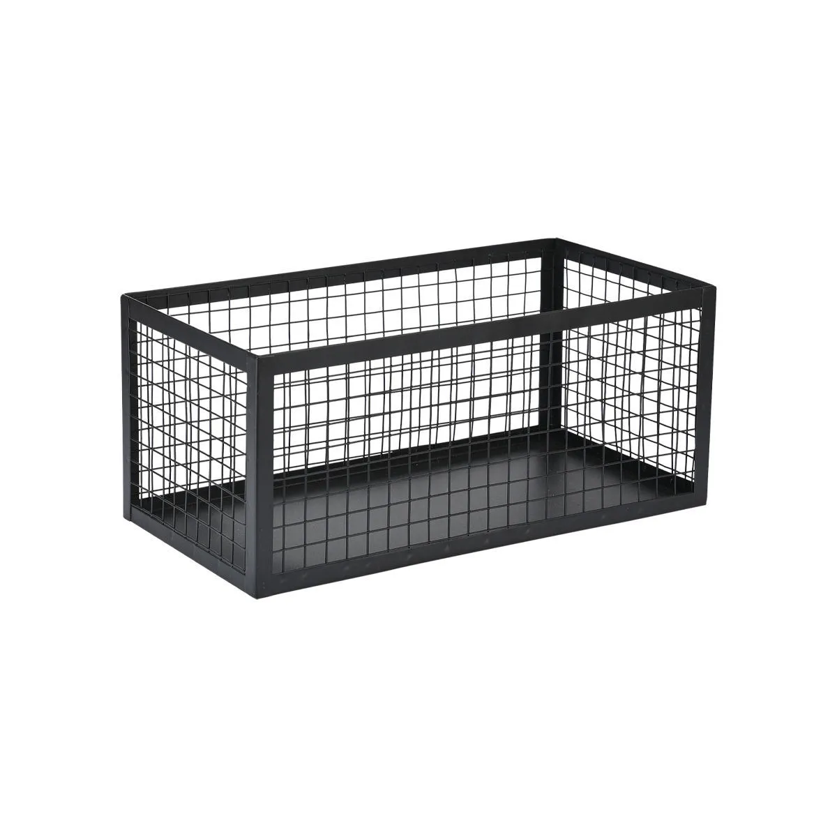 Korpa za odlaganje stvari Cage 23.5x15x11cm crna Estia