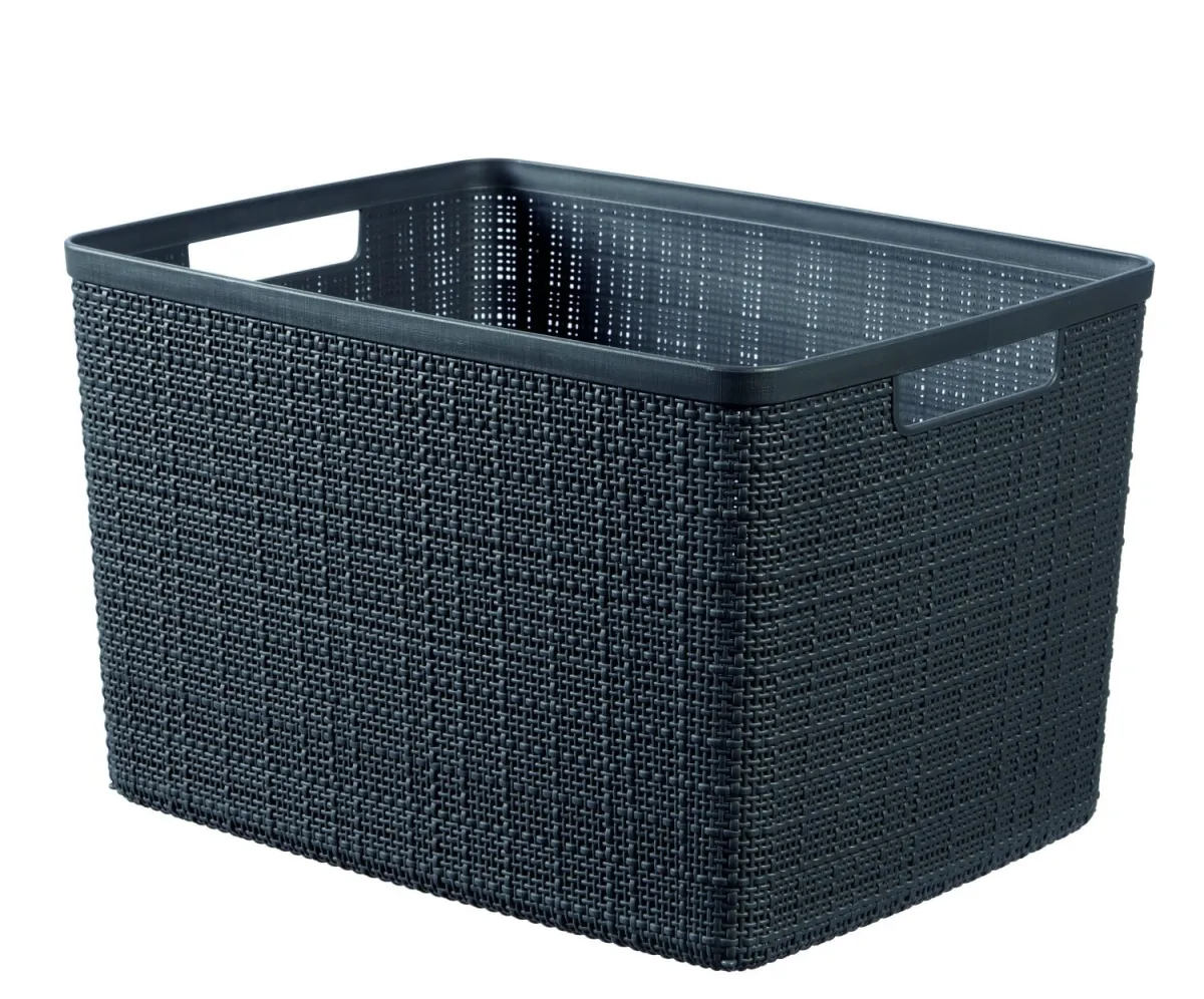 Korpa za odlaganje stvari Jute 20l tamno siva Curver