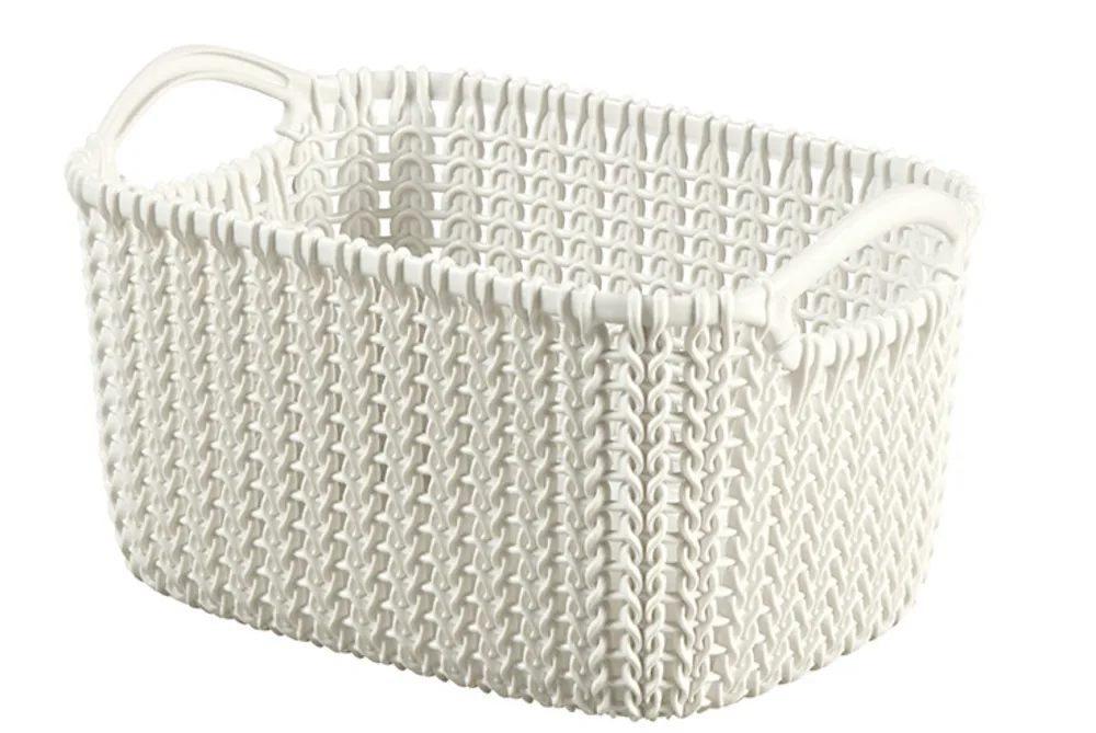 Korpa za odlaganje stvari Knit XS 25x18x14mm bela Curver