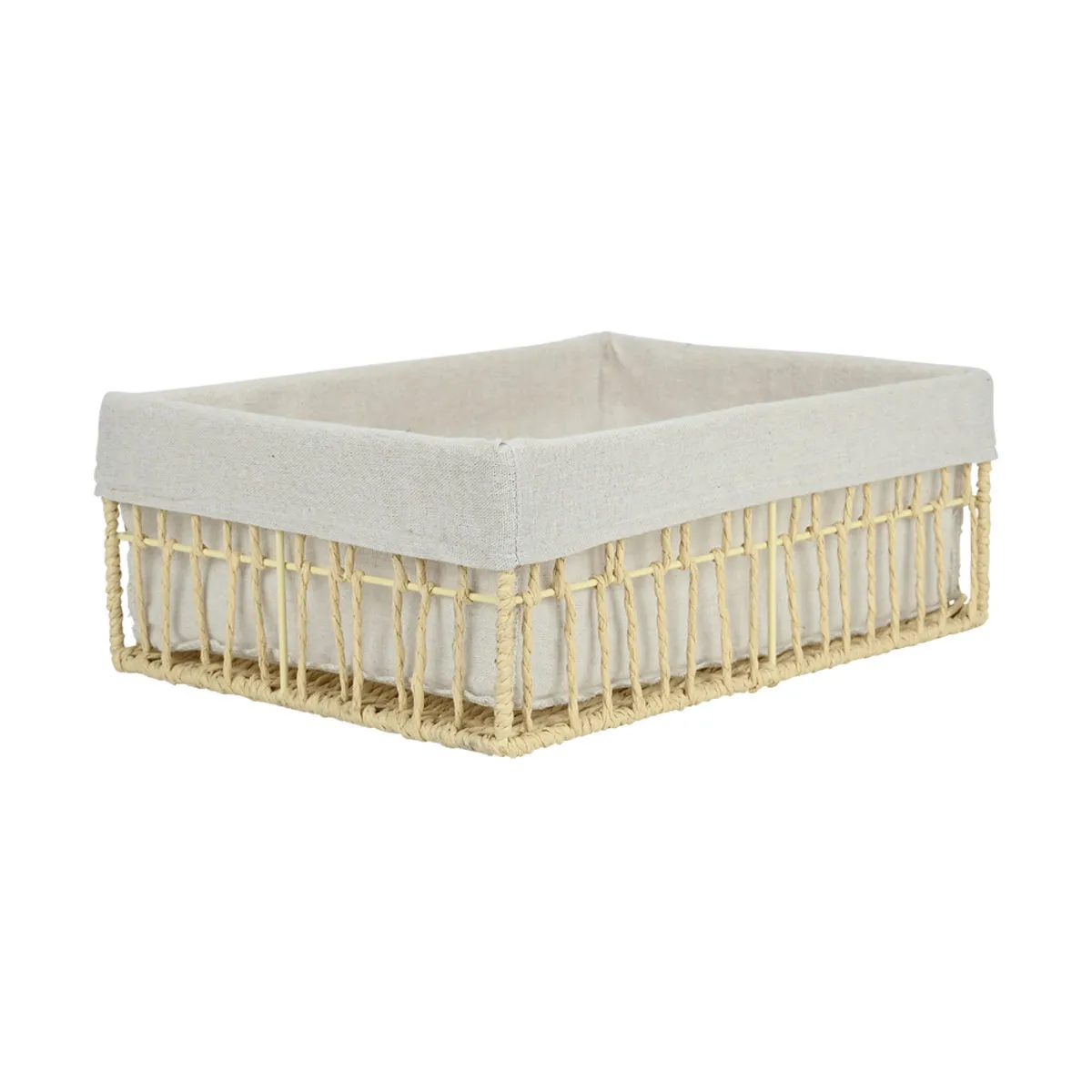 Korpa za odlaganje stvari Nest 36x27x13cm bež Estia