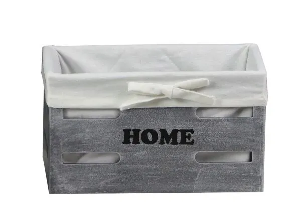 Korpa za veš Home 38x28x21cm crna M-casa collection