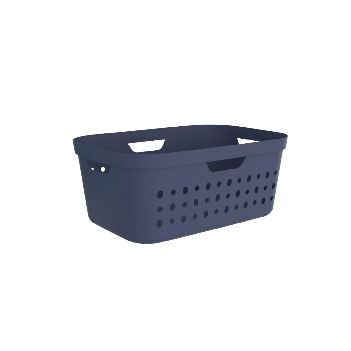 Korpa za veš Jona 39l 566x385x233mm indigo plava Rotho