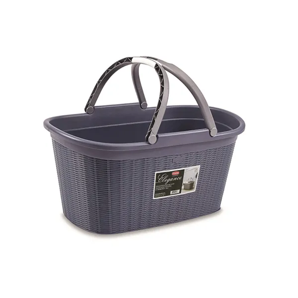 Korpa za veš sa ručkama Elegance 58x38x29.5cm teget