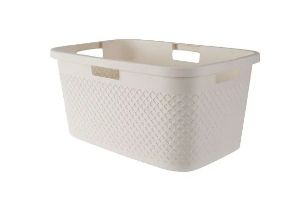 Korpa za veš sa ručkama Pure 47l bela Curver