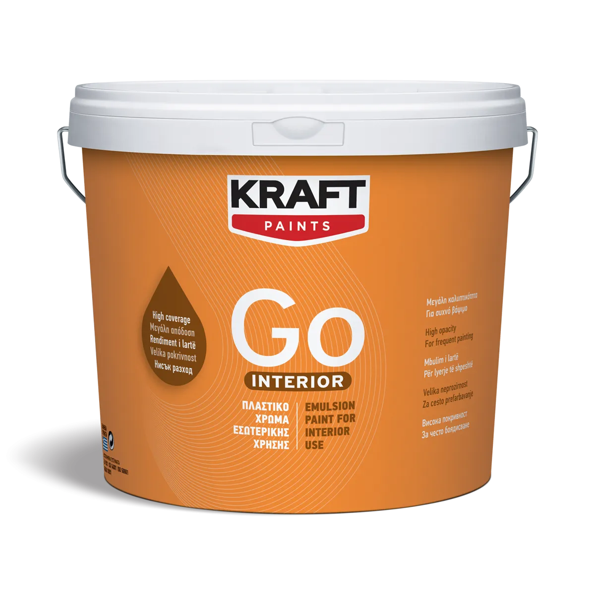 Kraft GO Interior - boja za unutr. zidove 9l  Kraft