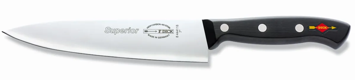 Kuhinjski nož Superior 18cm crni Dick