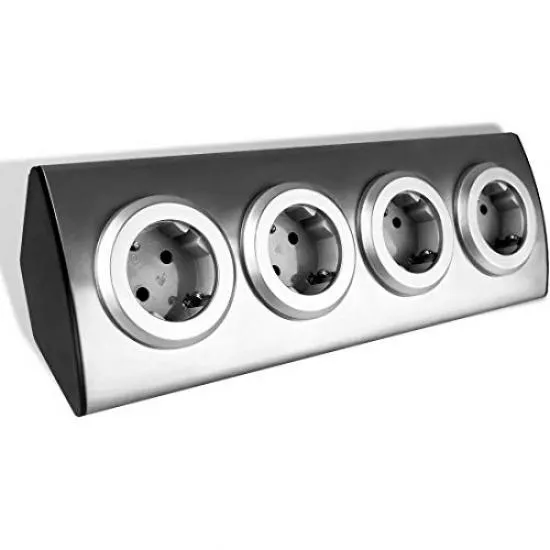 Kuhinjski podsklop 4xšuko 230V IP20 sivi Orno