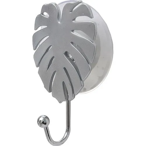 Kuka za kupatilo List 7x10cm siva Tendance