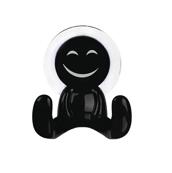 Kuka za peškir Smiley crna Ridder