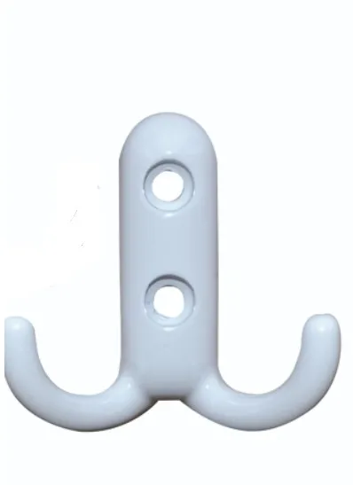 Kuka za vešaonik bela  45x45mm Mital