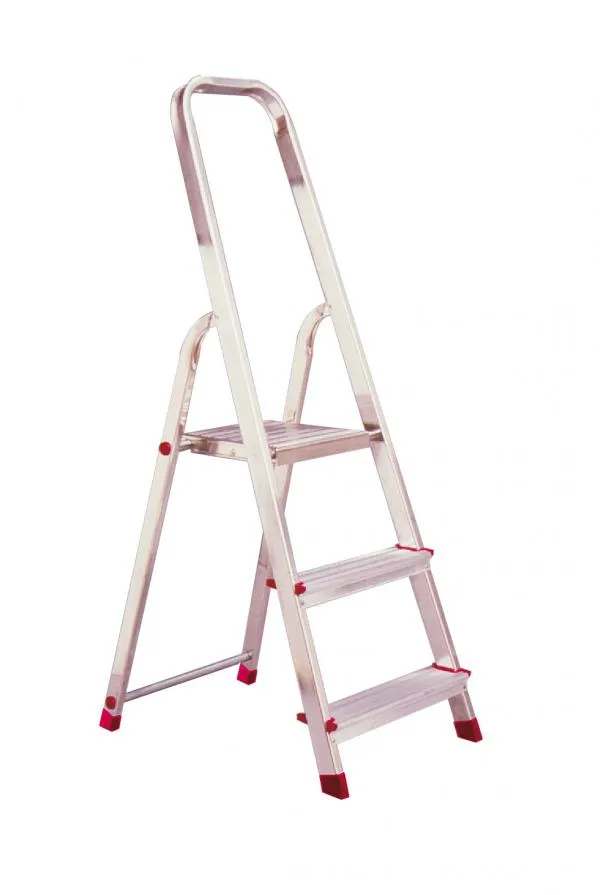 Kućne Aluminijumske merdevine 1x3 gazišta 0.55m Corda