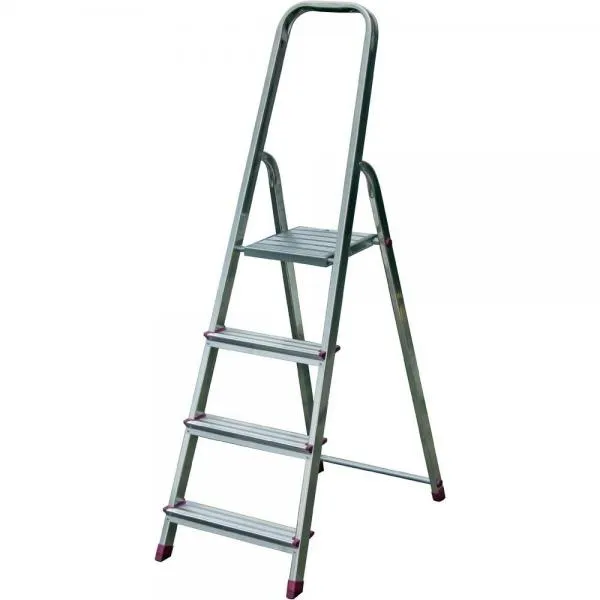 Kućne Aluminijumske merdevine 1x4 gazišta 0.8m Corda