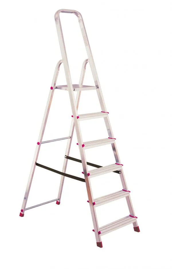 Kućne Aluminijumske merdevine 1x6 gazišta 1.2m Corda