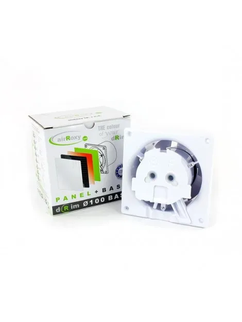 Kućni zidni ventilator dRim fi 100 HS BB tajmer+senzor vlage airRoxy