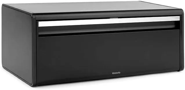Kutija za hleb Fall Front 18.7x25x46.5 crna Brabantia