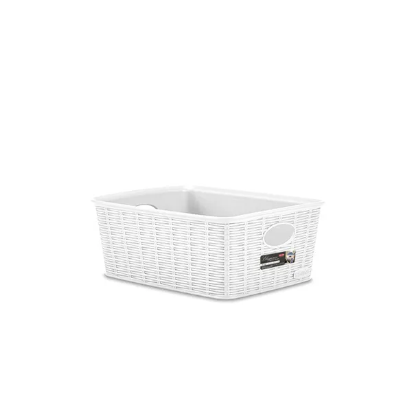 Kutija za odl. stvari Elegance M visoka 25x19.5x10cm bela
