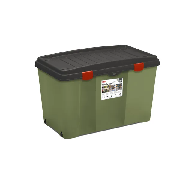 Kutija za odl. stvari Family box masl. zelena/siva Stefanplast