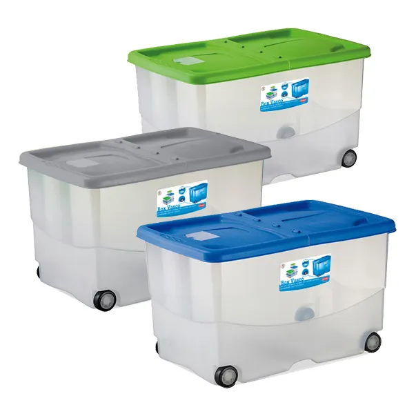 Kutija za odl. stvari Vasco 60x40x36cm 57l na točk. sort Stefanplast