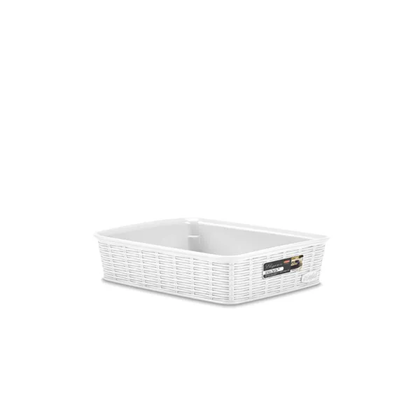 Kutija za odlag. stvari Elegance M 25x19.5x6cm bela Stefanplast