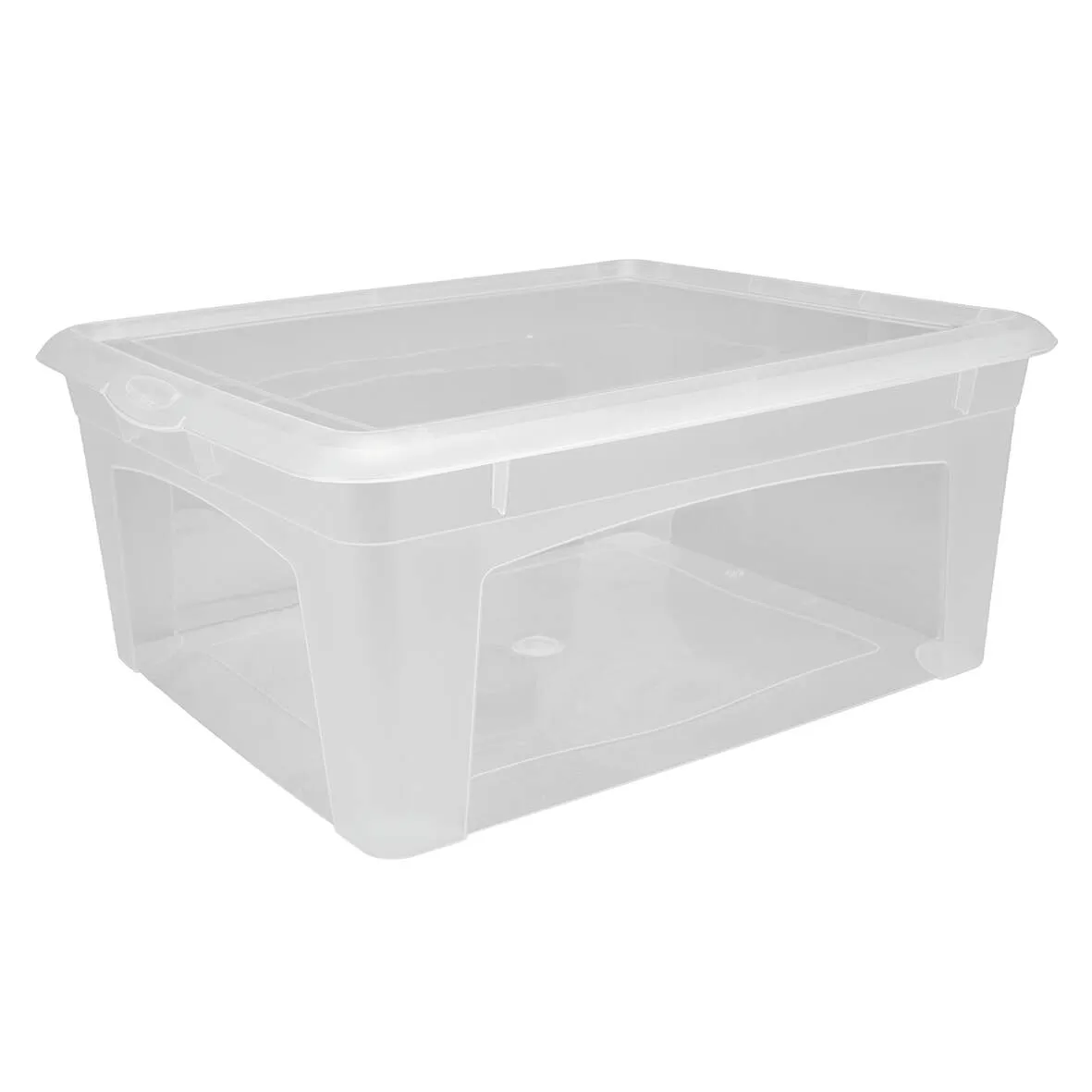 Kutija za odlaganje stvari Clear Box 16l 40x33.5x17cm sa poklop. Rival