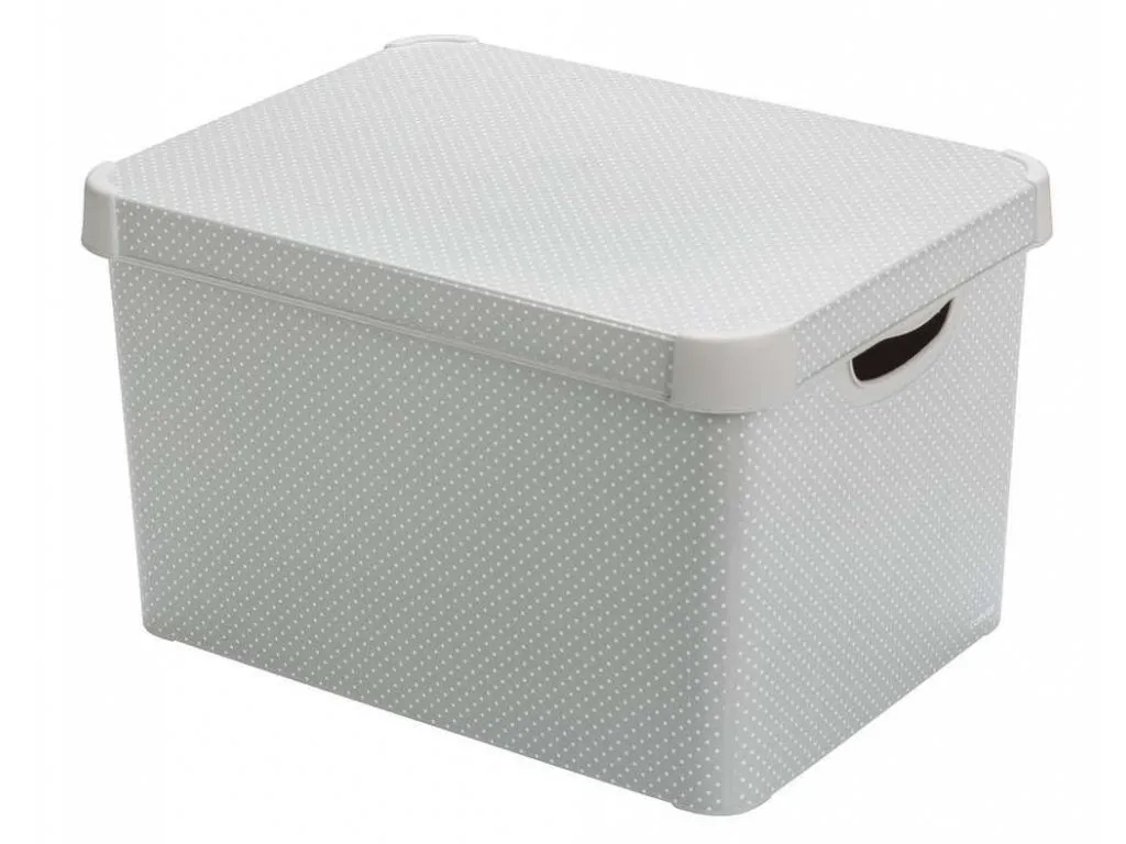 Kutija za odlaganje stvari Deco's 22l sa poklopcem bela Curver