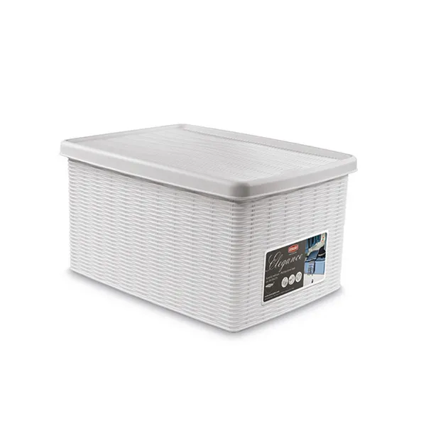 Kutija za odlaganje stvari Elegance M 29x39x21cm bela Stefanplast