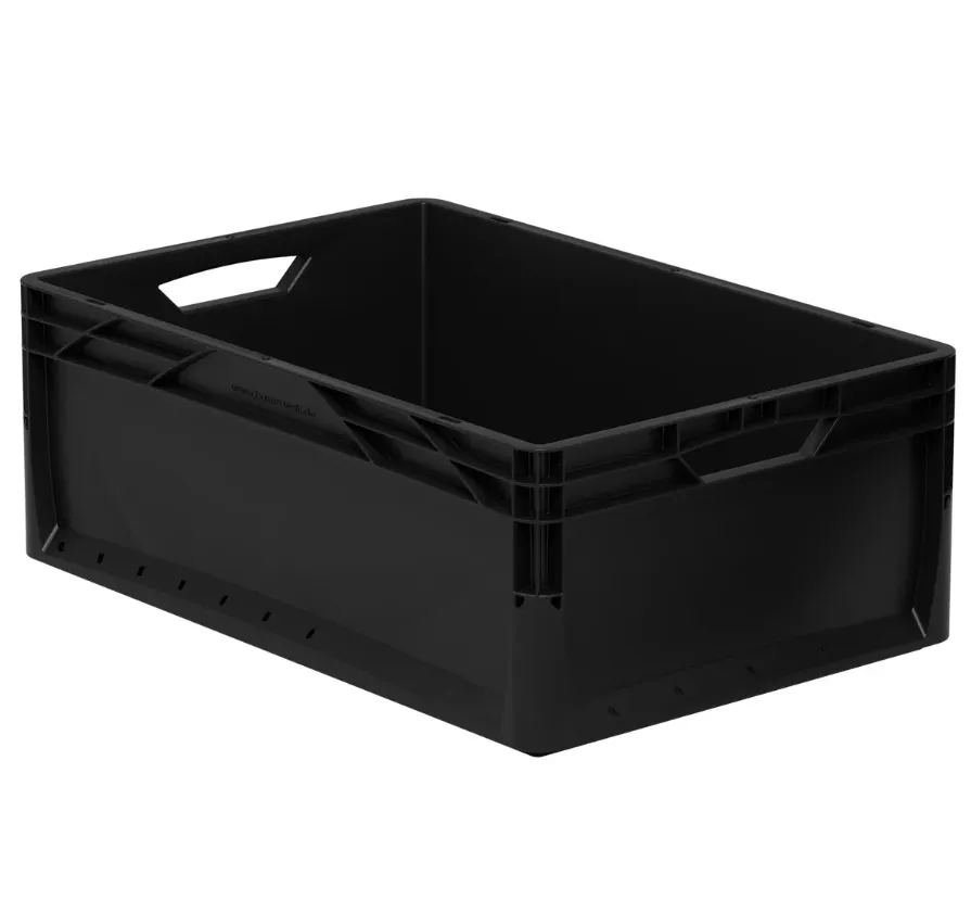 Kutija za odlaganje stvari Eurobox 60x40x22cm 42l crna Surplus