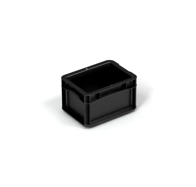 Kutija za odlaganje stvari Eurobox B 20x15x12cm 2.2l crna Surplus