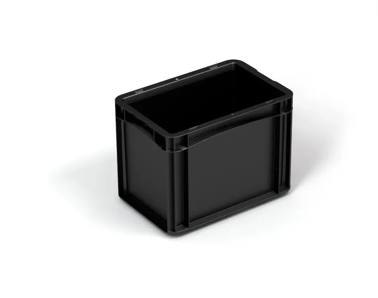 Kutija za odlaganje stvari Eurobox B 30x20x22cm 9.4l crna Surplus