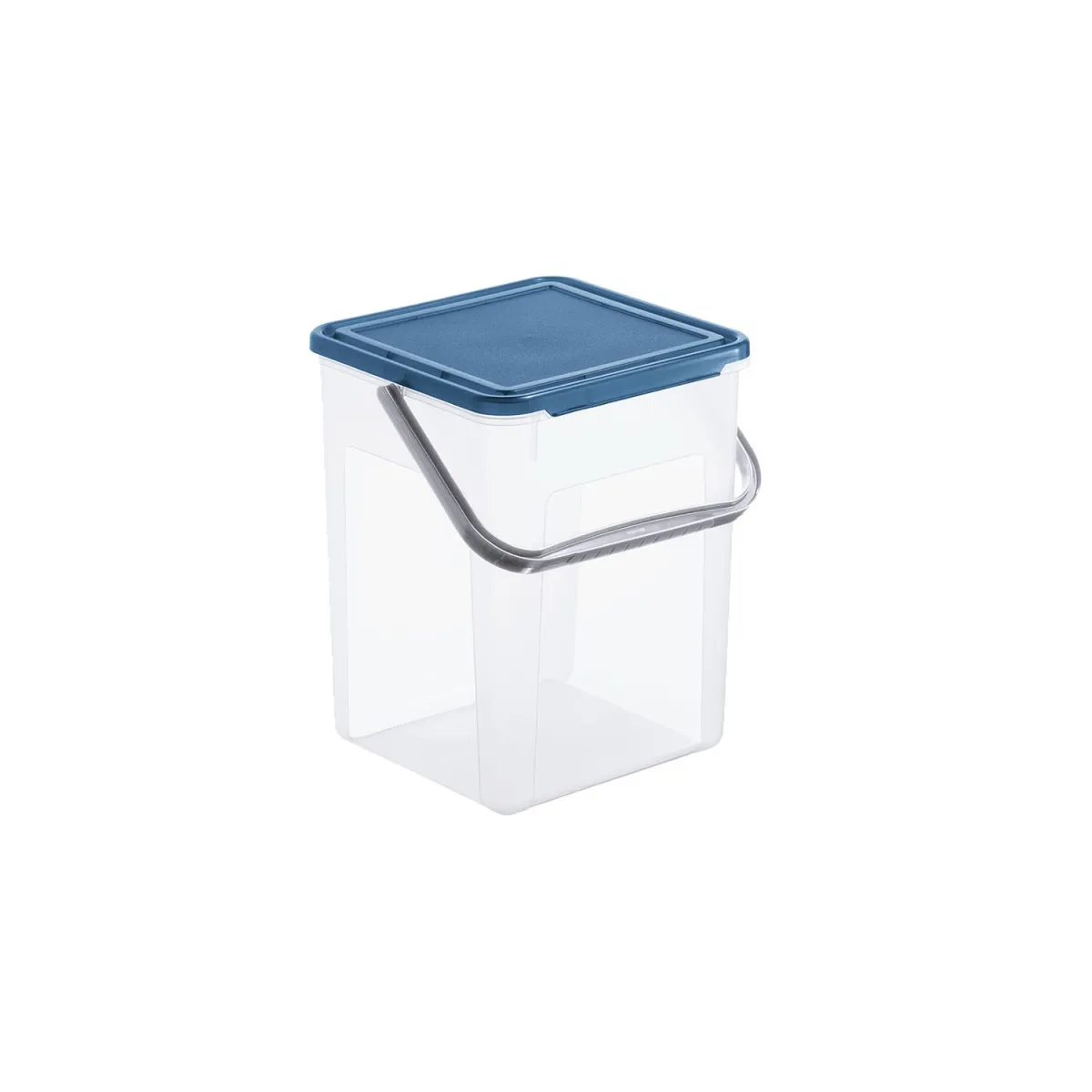 Kutija za prašak za veš Basic 5kg/9l sa ručkom transp./plava Rotho