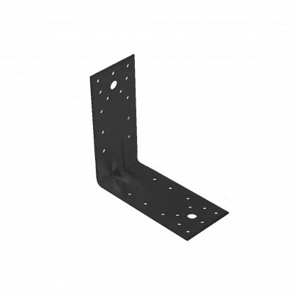 L profil sa ojačanjem KP5 140x140x65x2.5mm crni Domax
