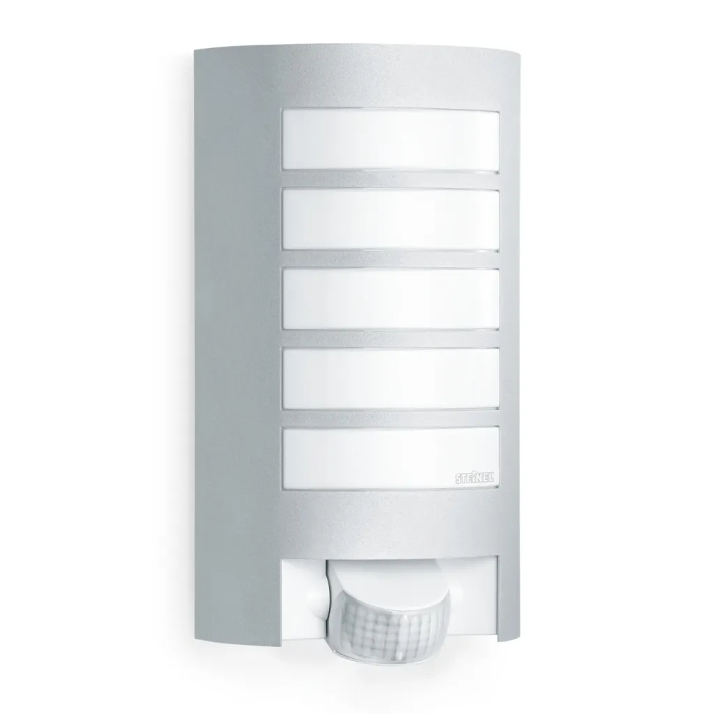 L12 Zidna senzor. lampa spoljna 60W E27 IP44 boja srebra Steinel